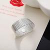 925 Sterling Silver Wedding Jewelry Fashion Braided Ring