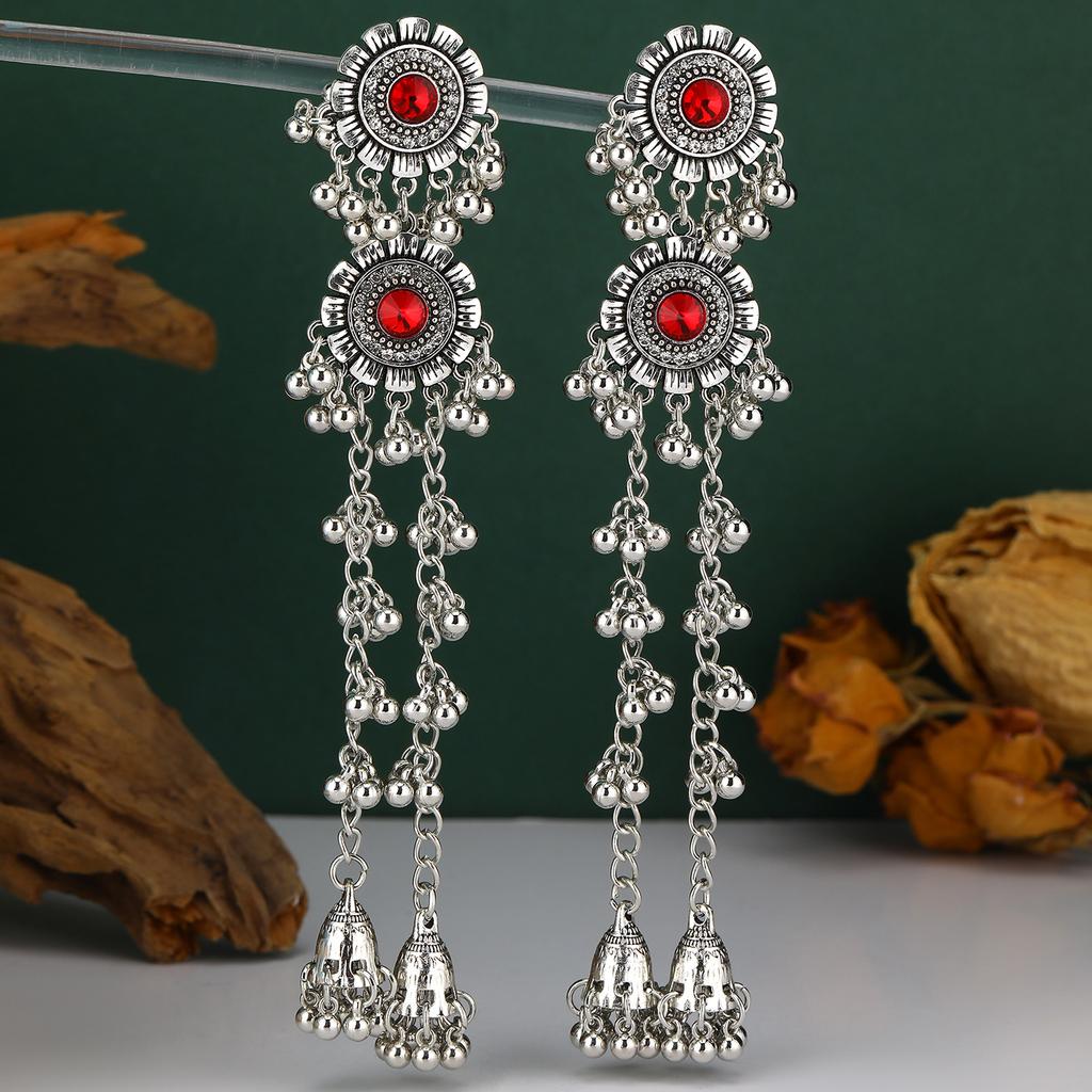 Vintage Tassel Drop Earrings Bohemian Long Earrings for Women Fashion Lightweight Jewelry