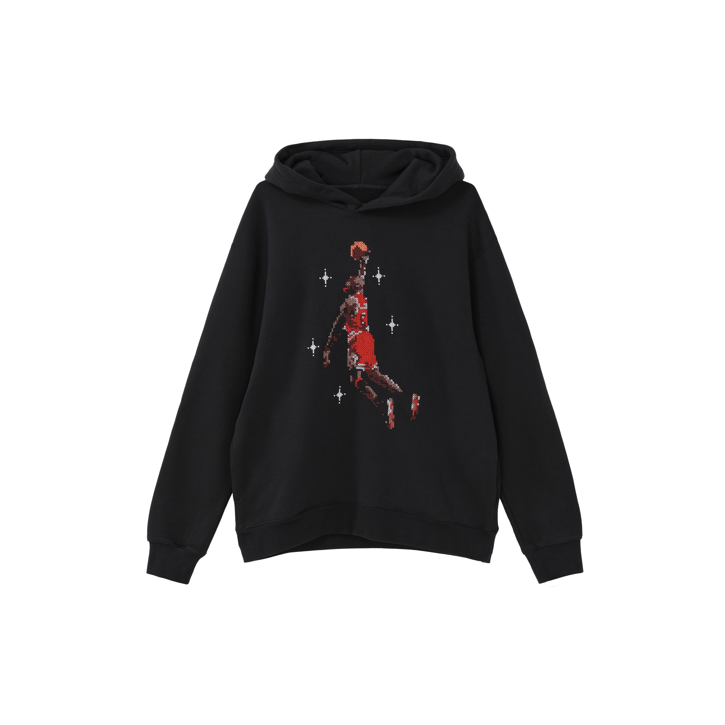 

Мужская флисовая толстовка с баскетбольным принтом Jordan Essentials, черная DC9714-010 M