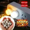 10/1PCS USB Night Light Mini LED Night Light USB Plug Lamp Charging USB Book Lights Round Reading Eye Protection Lamp
