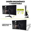 Moniteur de jeu incurvé YEYIAN 23,8 pouces Sigurd HDMI Displayport, 200 Hz, temps de réponse de 1 ms