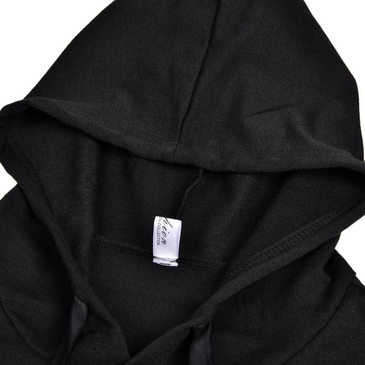 Women Fashion Bodycon Short Dress Casual Short Sleeve Hoodie with Letter Pattern Drawstring Zipper Hoody