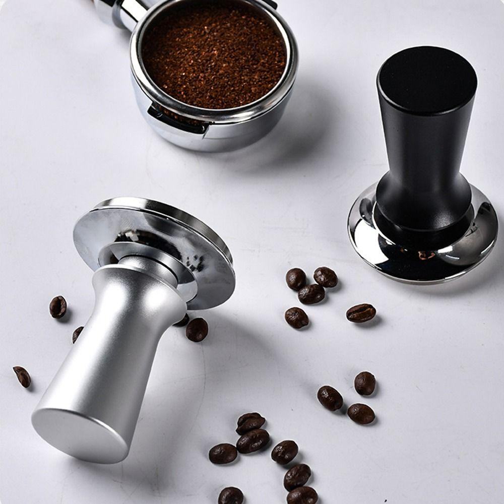 Flat/Thread Base Espresso Tamper Internal Spring Design Calibrated Coffee Leveler  Espresso Machine