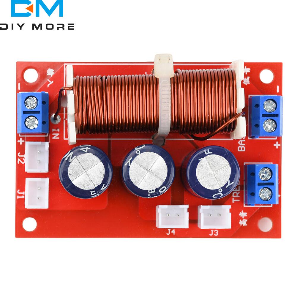 400W 2 Way Crossover Filters Module HiFi Speaker Modification Upgrade Board Full Range Treble Bass Adjustable Frequency