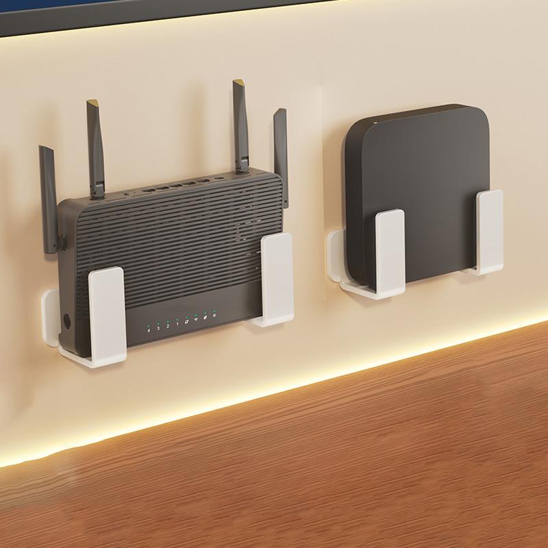 Router Storage Box Wall Artifact Set-Top Box Wall-Mounted Fixture Support Bracket Wifi Placement Rack