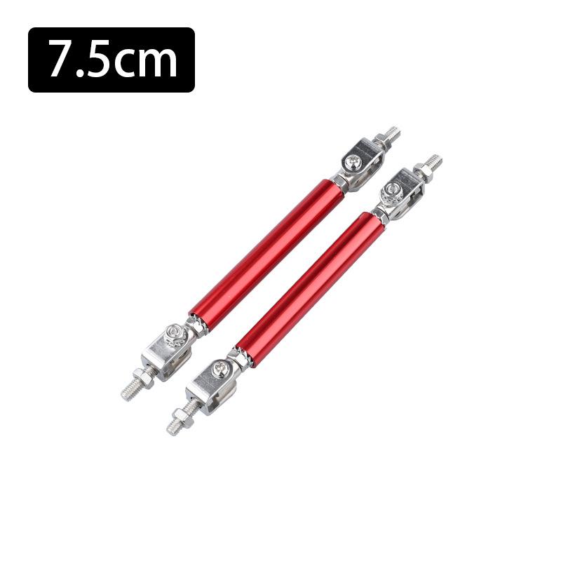 2x Univerzální Závodní Nastavitelná Přední Zadní Lišta Nárazníku Rozdělovač Podpěrná Tyč Sada Závodní 75mm/100mm/150mm/200mm Styling Auta Tunning