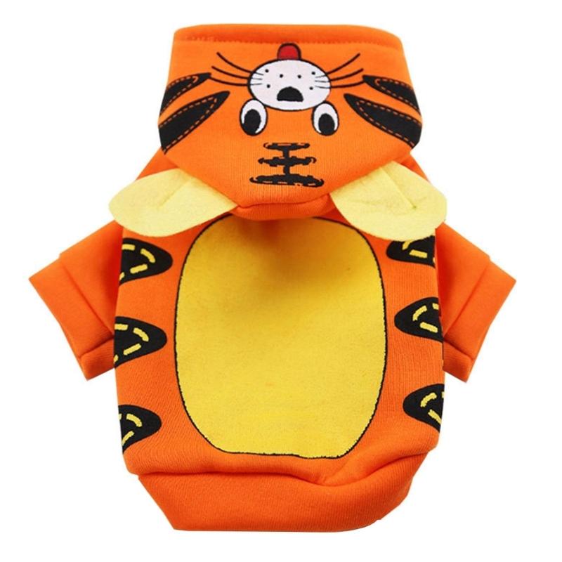 Multiple Type Christmas Halloween Pet Costume with Hood Set Cat Dogs Pullover Keep Warm Jumpsuit for Pet Cosplay Party