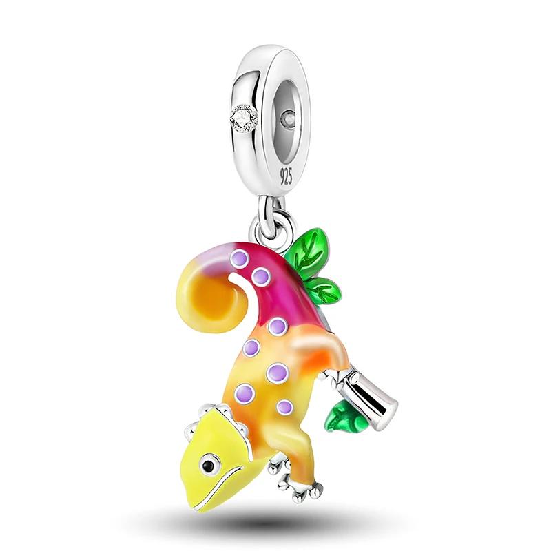 Copper Lizard Cute Capibala Puppy Animal Series Bead Diy Bracelet Bangle Making Gift Of High Quality Fine Jewelry