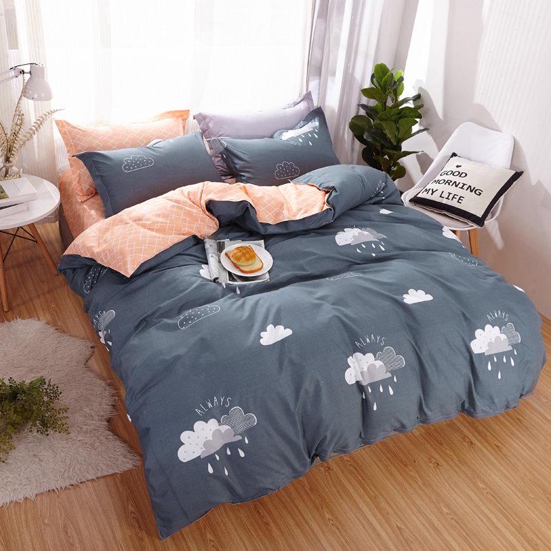 WTEMPO Sheet Pillowcases Bedclothes 4pcs Bedding Set Queen Size Queen Duvet Cover Bed Set