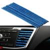 New 10 PCS Car Air Conditioner Outlet Decorative Soft Strip Accessories Auto Interior Grille Decorative Strip Universal U-shaped