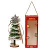 Soft Plush Christmas Tree Miniature Ornament For Holiday Decorations For Home Office Party Table Centerpieces Decors