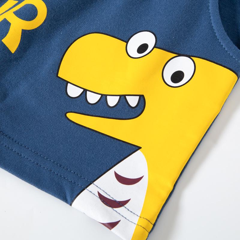 Trendy Dinosaur Cartoon Harem Shorts for Boys - Summer Five-Point Baby Bottoms