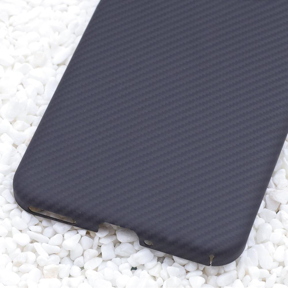 For Honor Magic6 Pro 5G Aramid Fiber Case 600D Fine Texture Slim Phone Cover,Black (Big Lens Hole)