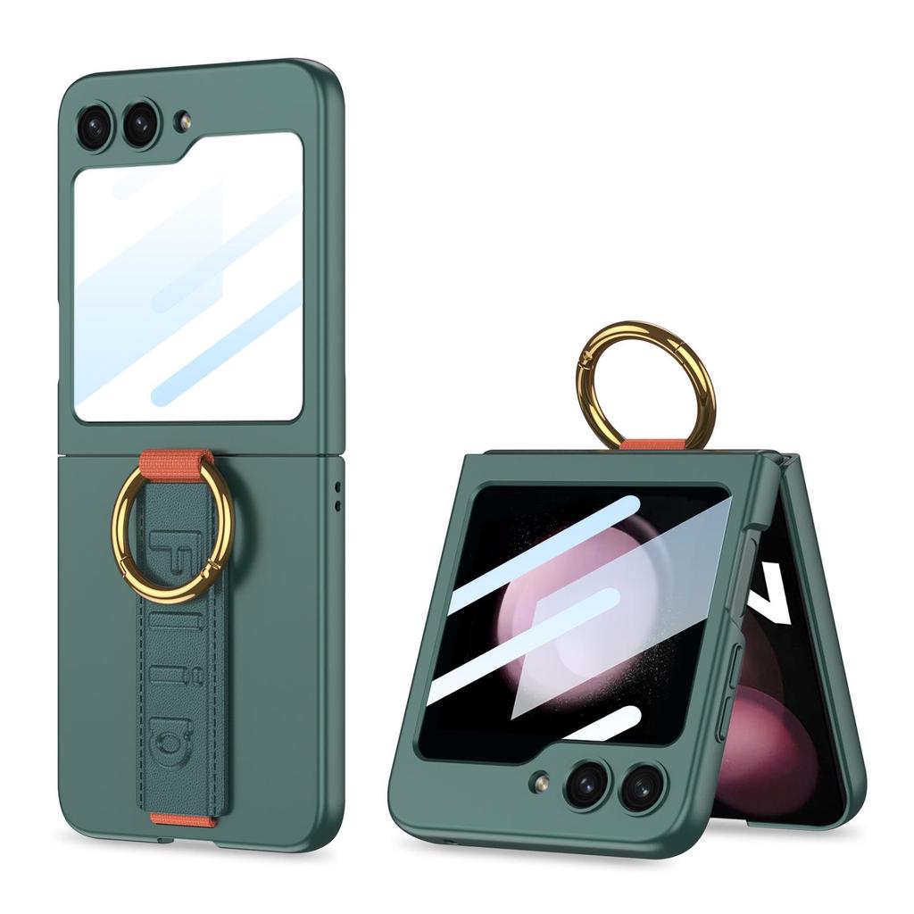 Samsung Flip5 Ultra-thin Drop-proof Case with Wrist Strap for Foldable Screen