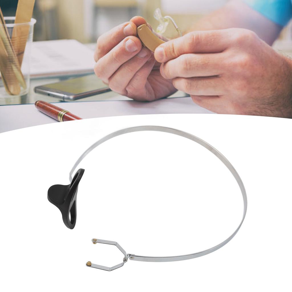 Bone Conduction Earphone Headband for 2 3Pin Earphone Stainless Steel Audiometer Earphone Headband
