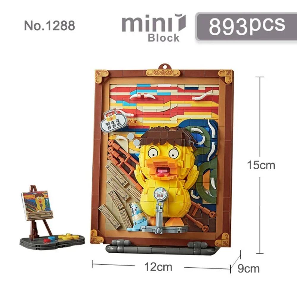 World Famous Oil Painting Building Block Set DIY Creative Assembly Hanging Painting Ornaments Toys Gifts for Adults and Children
