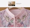 2026 Retro Embroidered Cotton Linen Shirt - Loose Fit with Frog Buttons