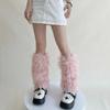 Plüsch-Beinwärmer Heiße Mädchen-Accessoires Hohe Wadenstiefel-Socken Abdecksocken