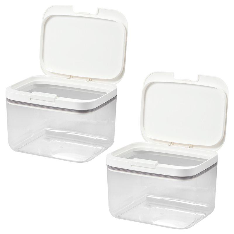 CYCLI-For Laundry Pods Container 2.8L Capacity Sealed For Laundry Pods Case With Measuring Cup Dishwasher Pod Box For Laundry St