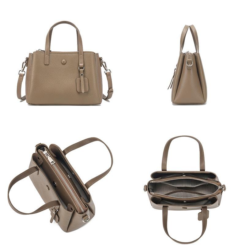 Bags Women's cowhide shoulder bags New handbags Large capacity women's versatile commuter messenger bags