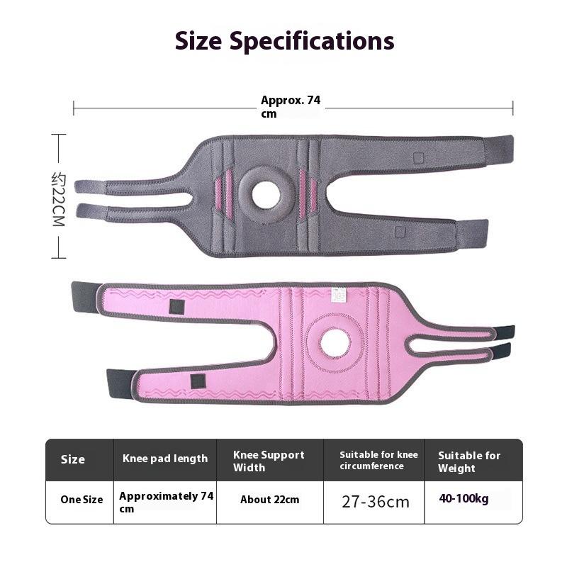 Open Knee Pads Skipping Rope Roller Skating Knee Pads Knee Patella Pads Meniscus Knee Pads Sports Straps Angle Knee Pads