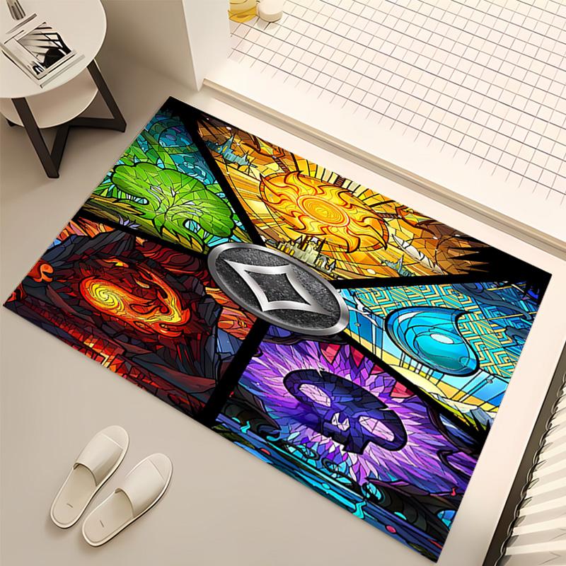 Magic The Gathering Print Area Rug - Soft,Washable Non-Slip Indoor Mat,Living Room,Home Office Decorative Rug