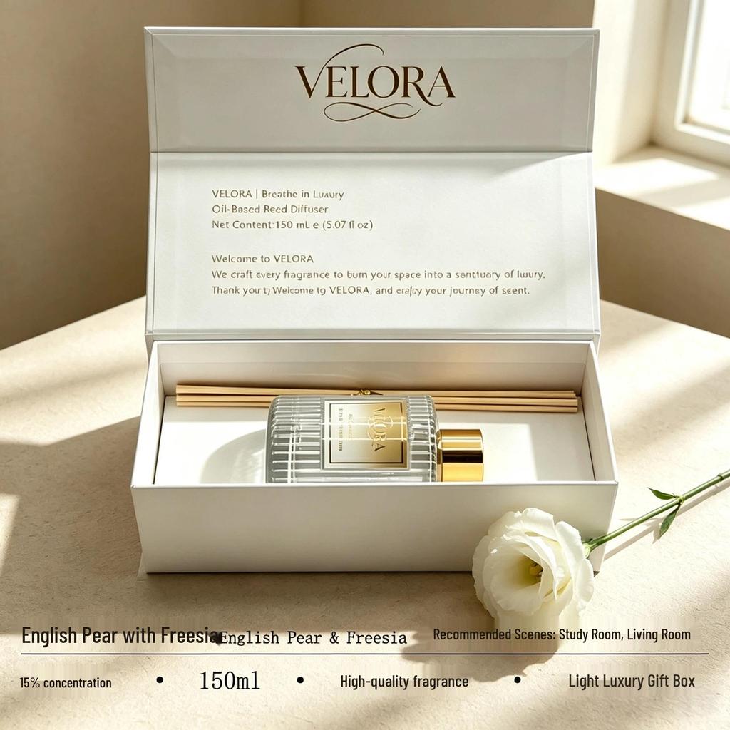 Luxury Aromatherapy Essential Oil Diffuser: Long-Lasting Scent for Home, Bedroom, and Bathroom