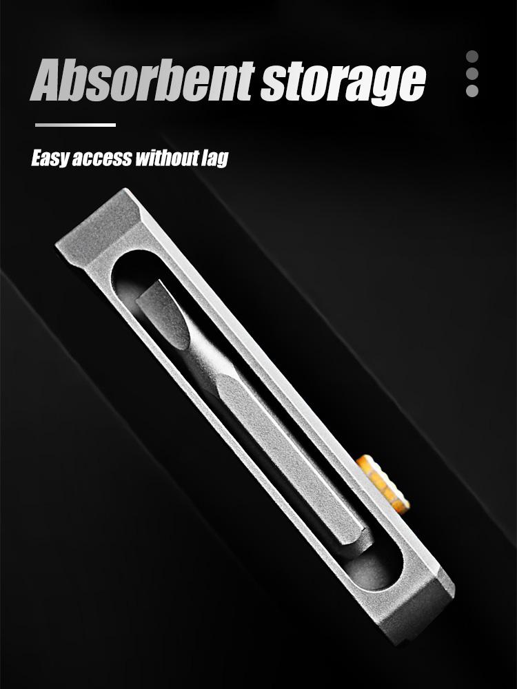 Titanium Alloy Screwdriver Magnetic Small Maintenance Combination Multi-functional Portable Outdoor EDC Tools