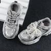 NEW Pearl Bow Shoe Charm Accessories Shoe Laces Charms for Sneakers Decorative Silk Ribbon Metal Pendant Shoe Decorations 1Pcs