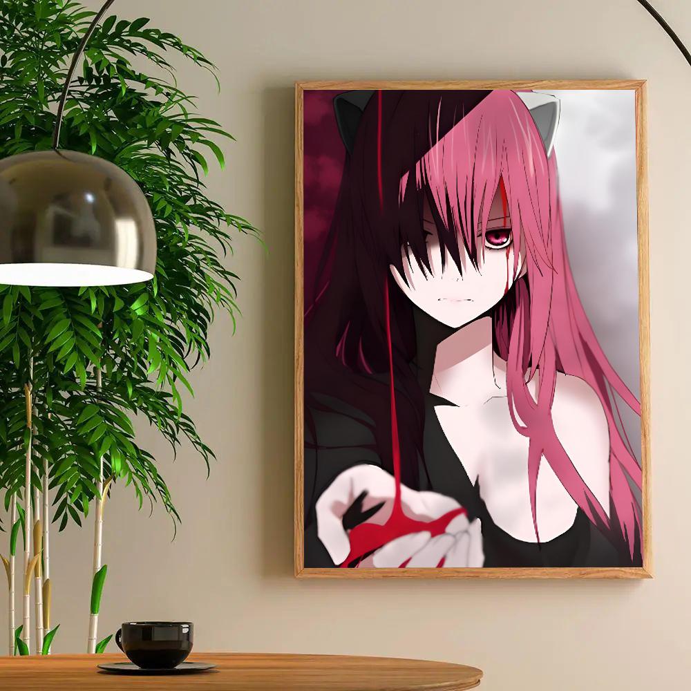 

1pc Hot Classic Japanese Retro Elfen Lied Anime Poster HD Posters Home Room Bar Cafe Decor Art Wall Painting Picture 21cm×30cm NoFrame
