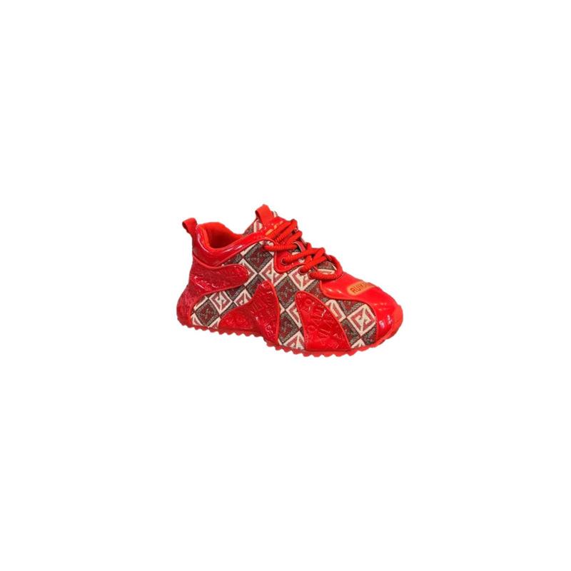 Color Matching Casual Shoes Leather Cloth Spell Spring and Autumn New Comfortable Sports Shoes Low Shoes Gmd