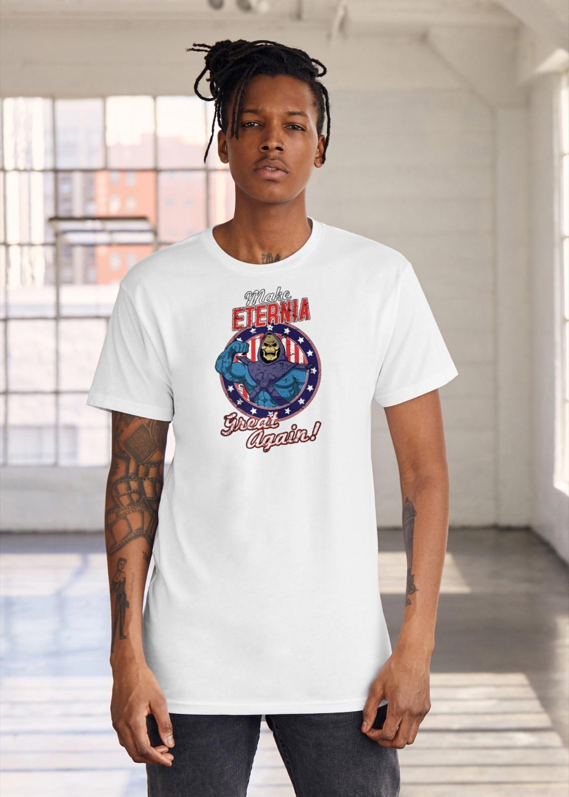 Make Eternia Great Again MOTU Skeletor Mens T Shirt S разноцветный