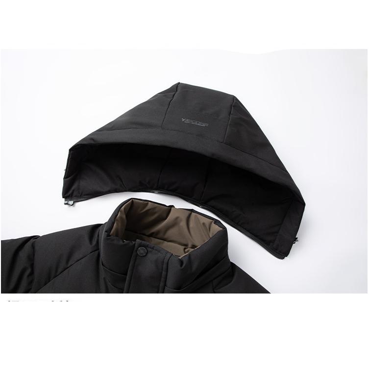 Warm Windproof Jacket Men Winter Comfortable Thickened Outdoor Hooded Overcoat Male Casual Clothes