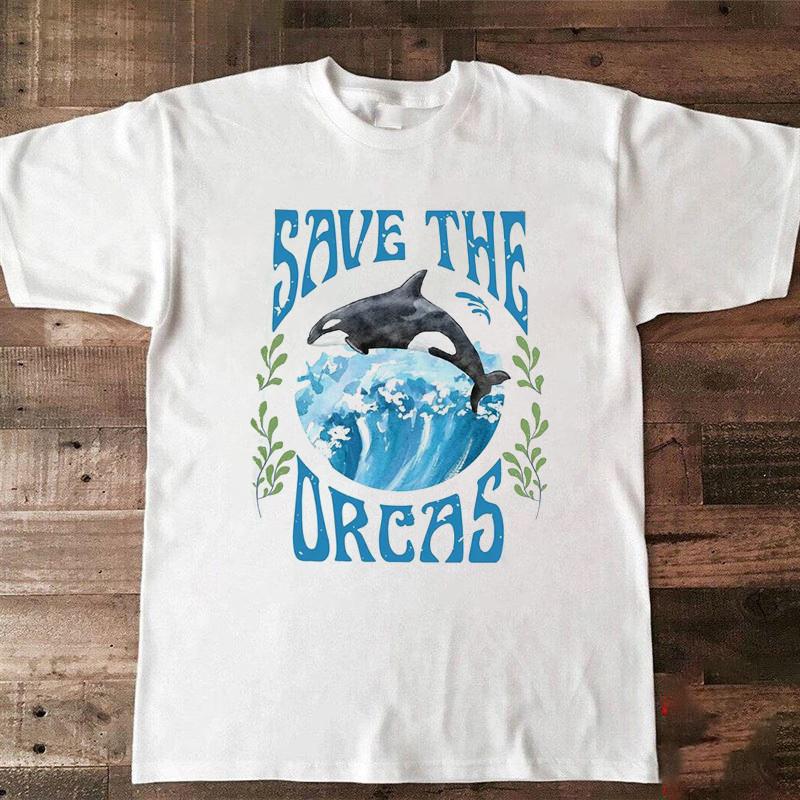 Orca Shirt Orca Whale Animal Save The Orcas Tee Unisex Tshirt All Size