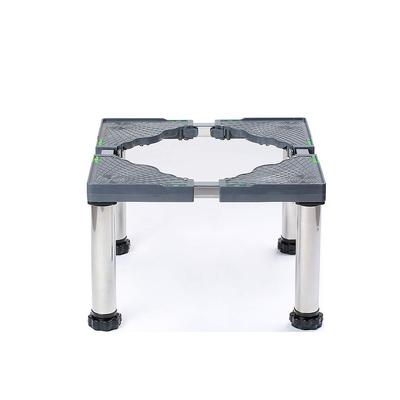 45-70cm Extendable Washing Machine Stand, Refrigerator Stand, Height-Adjustable Laundry Stand with Anti-Vibration Rubber, Noise-Reducing, Washing Mach