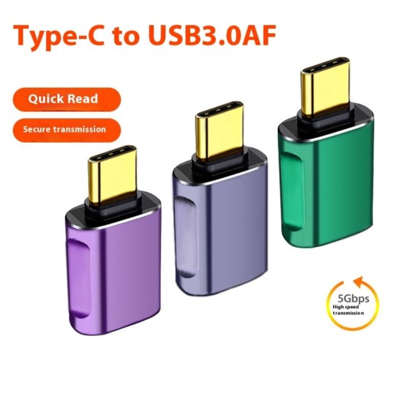 Type C OTG Converter 5V/12V Adaptived Charging 5Gbps Data Transmission USB C To USB Adapter for Cellphone Laptop