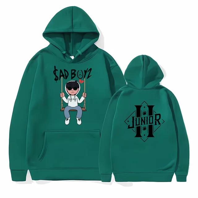 Sad Boyz Junior Hoodie Autumn Winter Men's Cotton Pullover Hoodie Warm Oversize Loose Long Male High Street Harajuku Hoodies2024