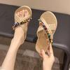 Vacation Flat Outside Slides Korea Style Cheap Liquidation Women's Slippers and Ladies Sandals Designer Luxury Eva On Sale Shoes