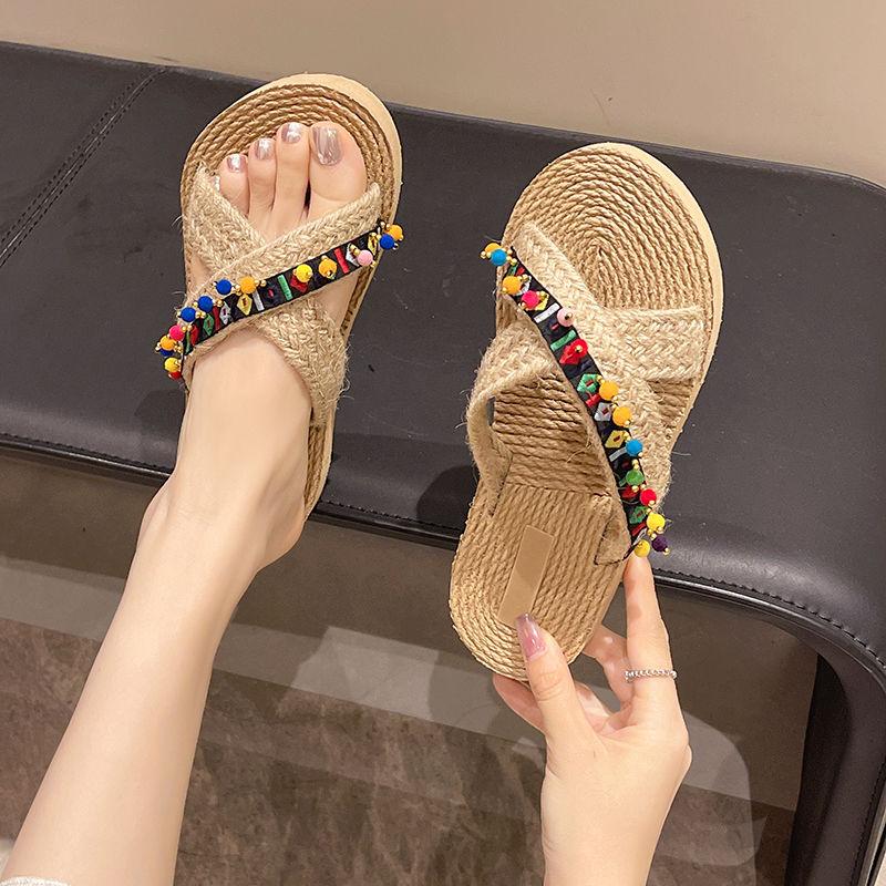 Vacation Flat Outside Slides Korea Style Cheap Liquidation Women's Slippers and Ladies Sandals Designer Luxury Eva On Sale Shoes