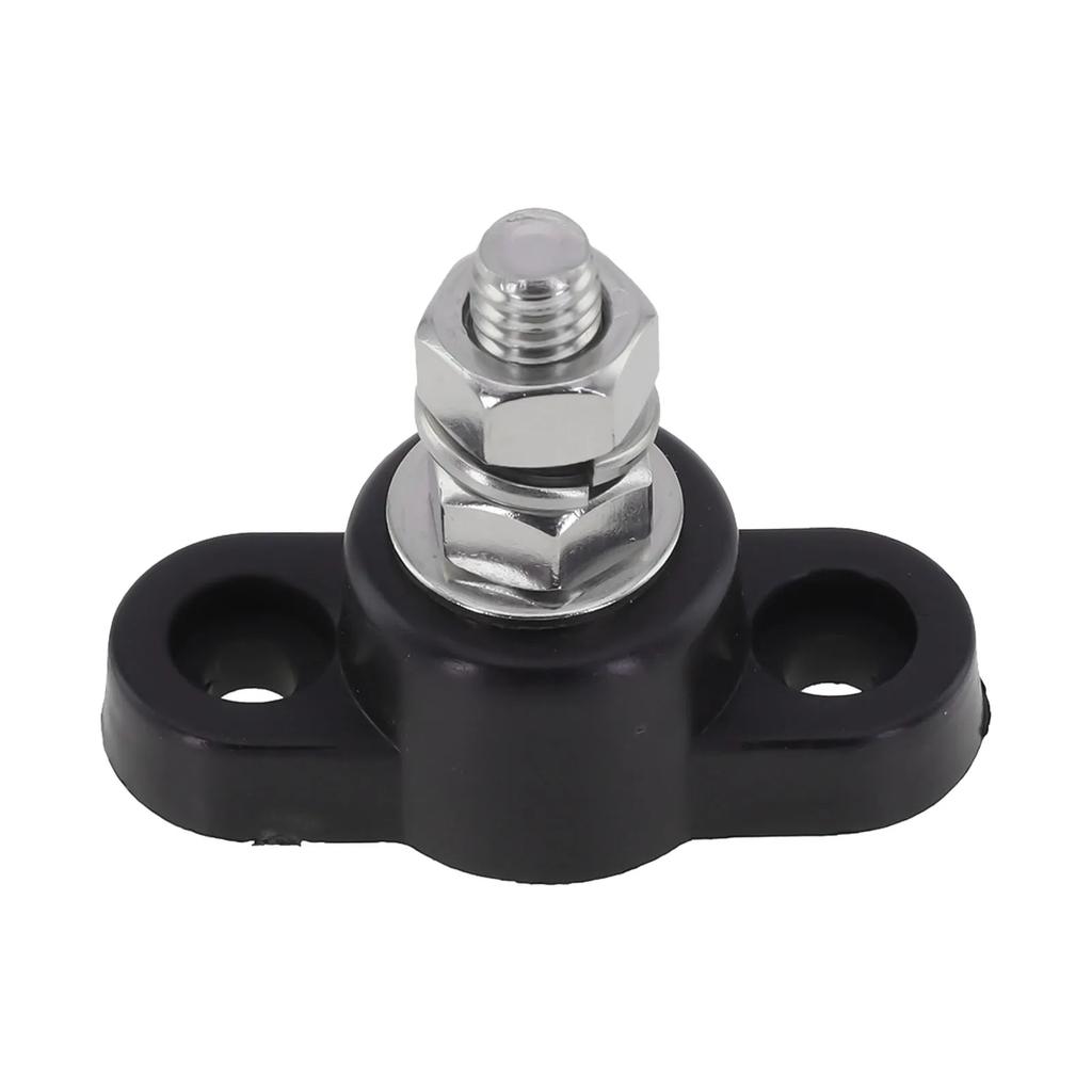 Red And Black Power Stud For RVs For Solar Battery Junction Box Battery Terminal Block Plastic Stainless Steel