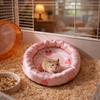 Round Hamster Nest Mat Ice Silk Pad Cooling Hamster Bed Guinea Pig Bed  Pet Habitat