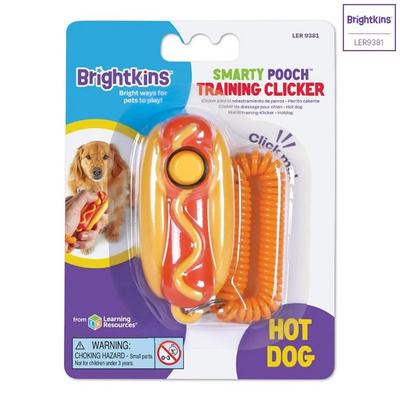 Brightkins Clicker para Cachorro Hot Dog LER9381, 1 peça