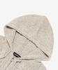 Otherfits Cable Weight Knit Zip-Up Hoodie (Beige)