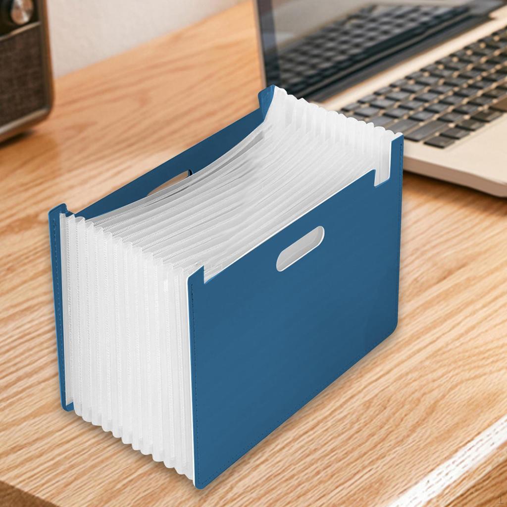 Accordian File Organizer ,File Cabinet Expanding Filing Box, Portable Folder