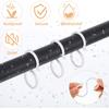 24pcs Quiet Plastic S Hooks for Hanging, Multi-Purpose Abs Hooks for Closet, Shower Rod, Plant, Pot and Pan, Coffee Mug, Easy Twist & Rust-Free Holds