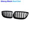 Rhyming Front Bumper Kidney Grille Dual Single Slat Grill Fit For BMW 3-Series E92 E93 M3 Coupe 2006 - 2010 Car