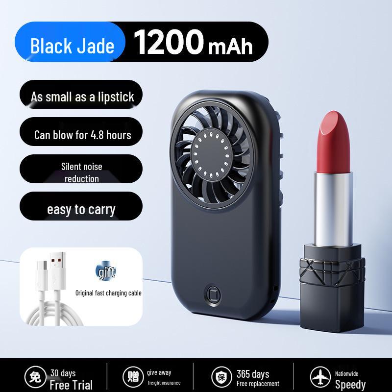 High-Speed Portable Pocket Fan: Rechargeable USB Mini Outdoor Handheld Fan