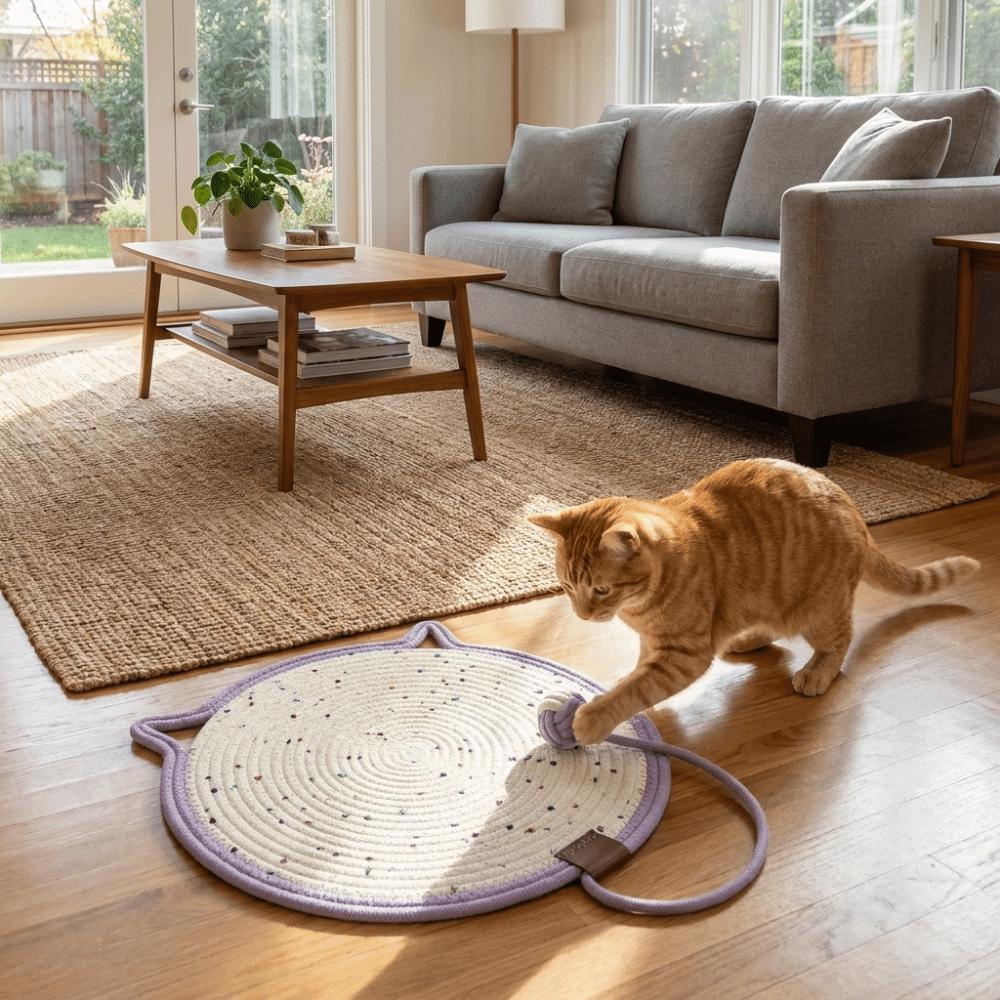 Scratch Resistant Cat Scratching Toy Wear-Resistant Dog Mattress Cat Climbing Mat  Indoor Use