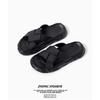 2025 summer new fashionable atmospheric cool slippers flat bottom cross belt outside wear European and American beach shoes 4889-B