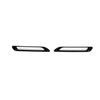 ABS Rear Fog Light Frame Cover Trim For - Toyota RAV4 Glossy Black